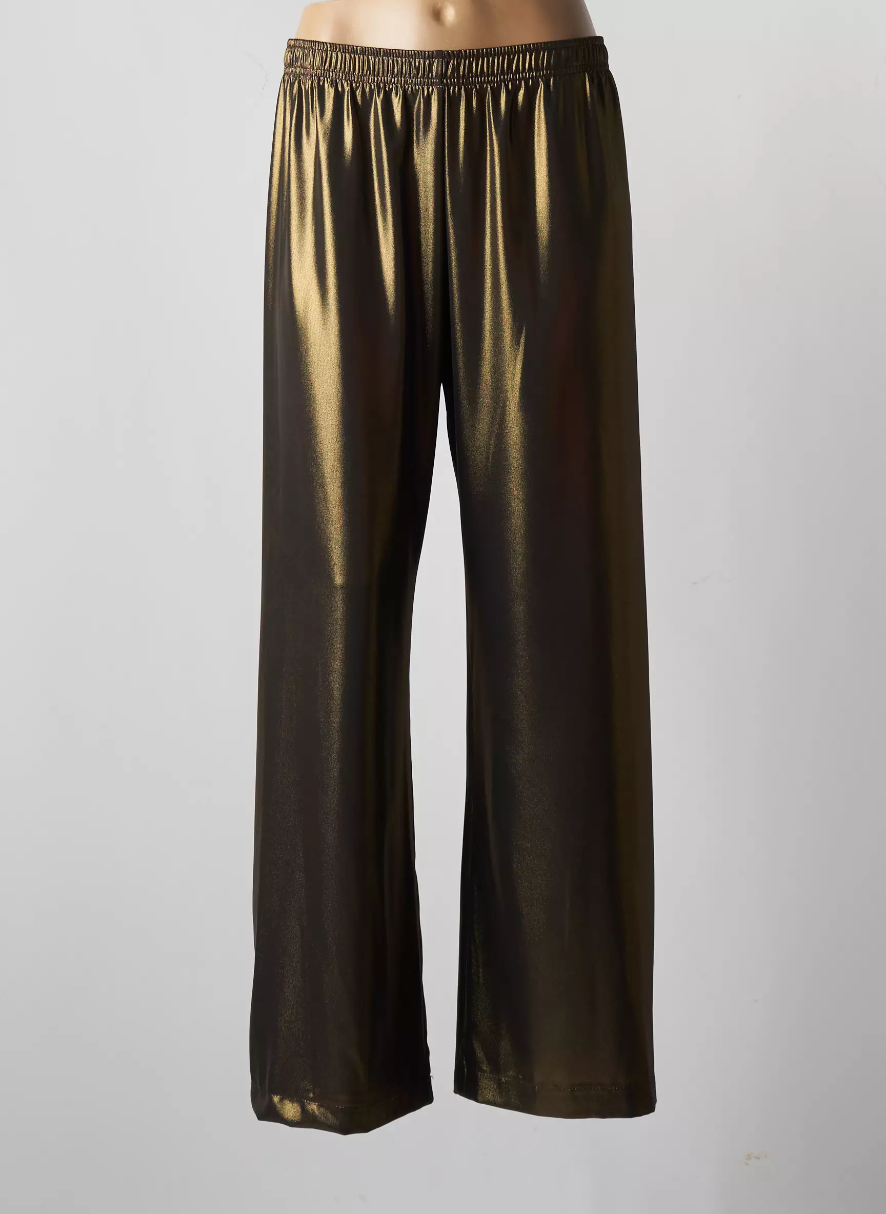 Imperial Pantalons Larges Femme couleur jaune