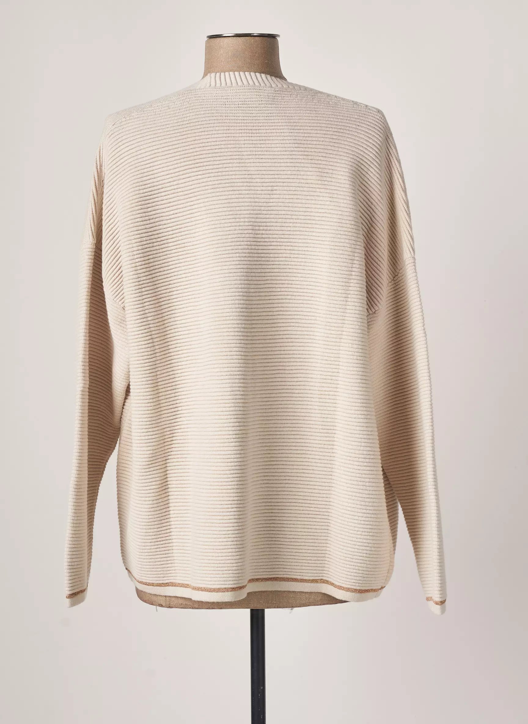 An Ge Cardigans Femme couleur beige
