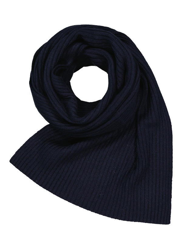 BOGGI MILANO, Schal, reines Kaschmir navy