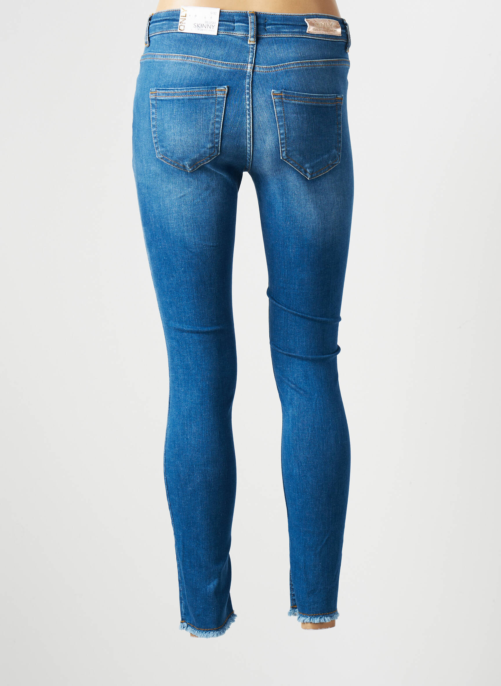 Only Jeans Skinny Femme couleur bleu