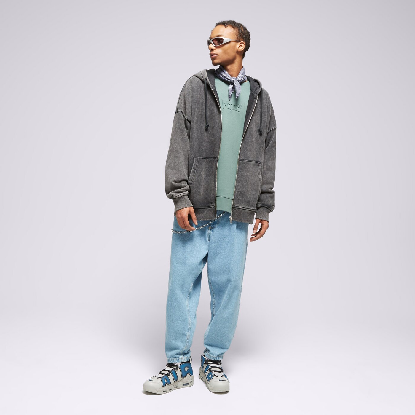 LEVI'S SWEATSHIRT RELAXD GRAPHIC CREW GREENS Khaki