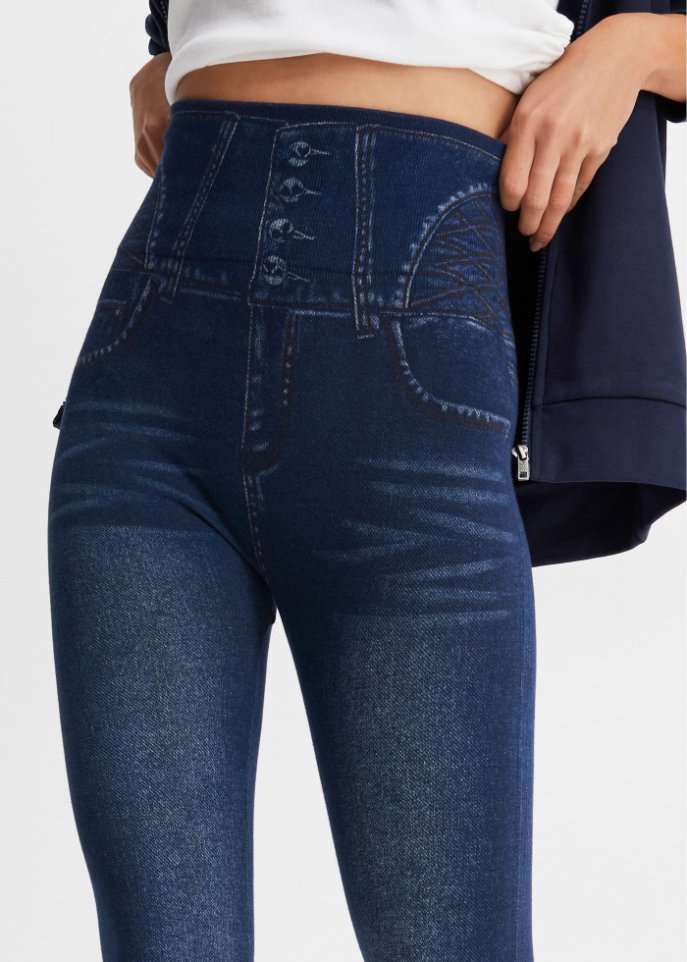 Shape Seamless Leggings Jeansoptik mit starker Formkraft
