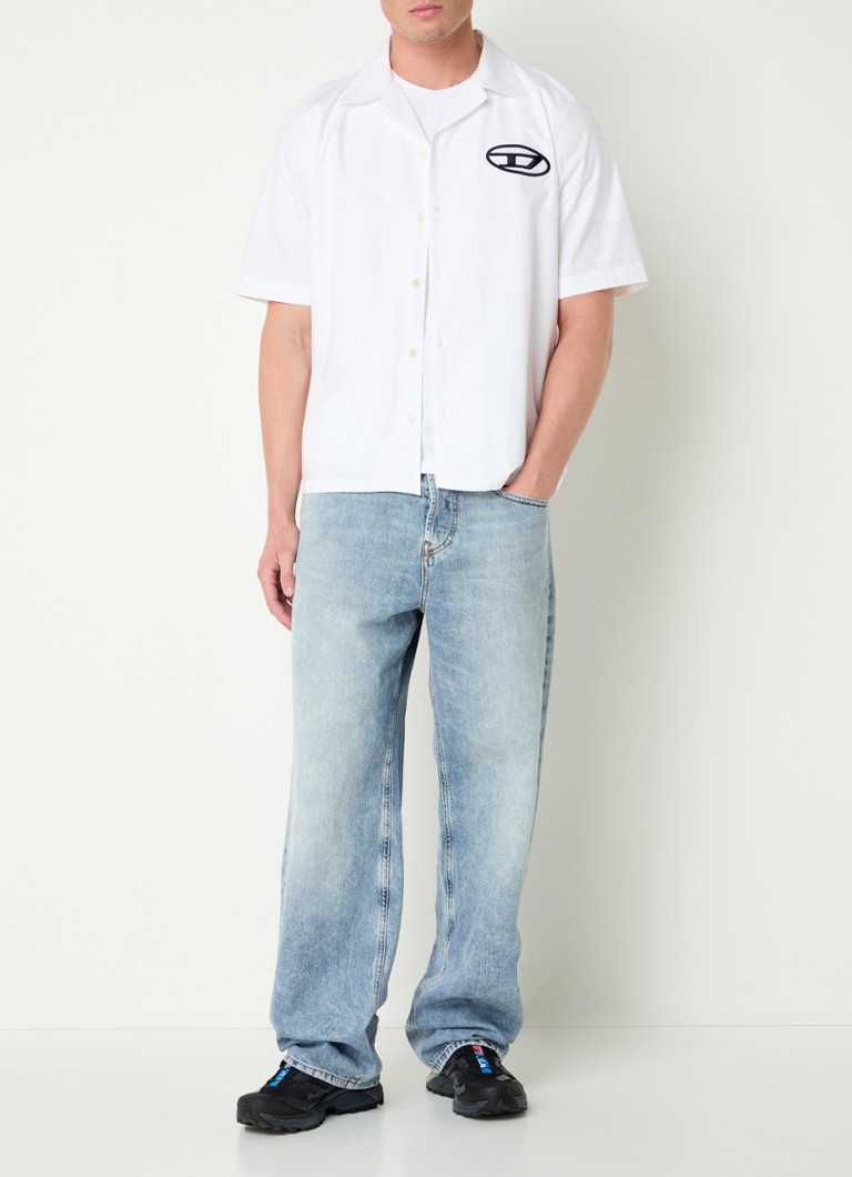 Camicia Diesel S-Mac-C dalla vestibilità classica con logo ricamato