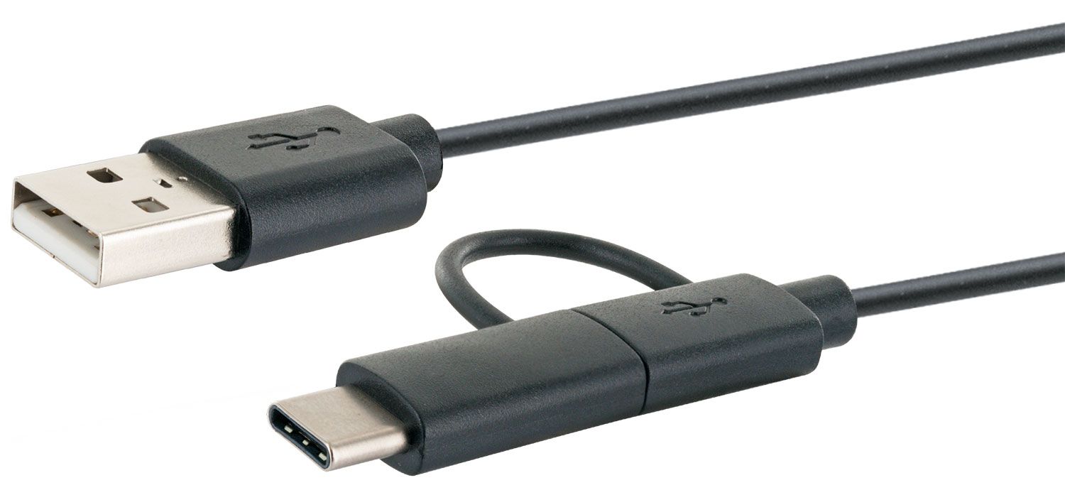 Schwaiger CK3112 1 Meter 3 in 1 Adapterkabel