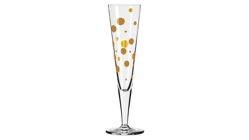 RITZENHOFF  Champagnerglas Goldnacht #41 von Andrea Arnolt F24 Gold