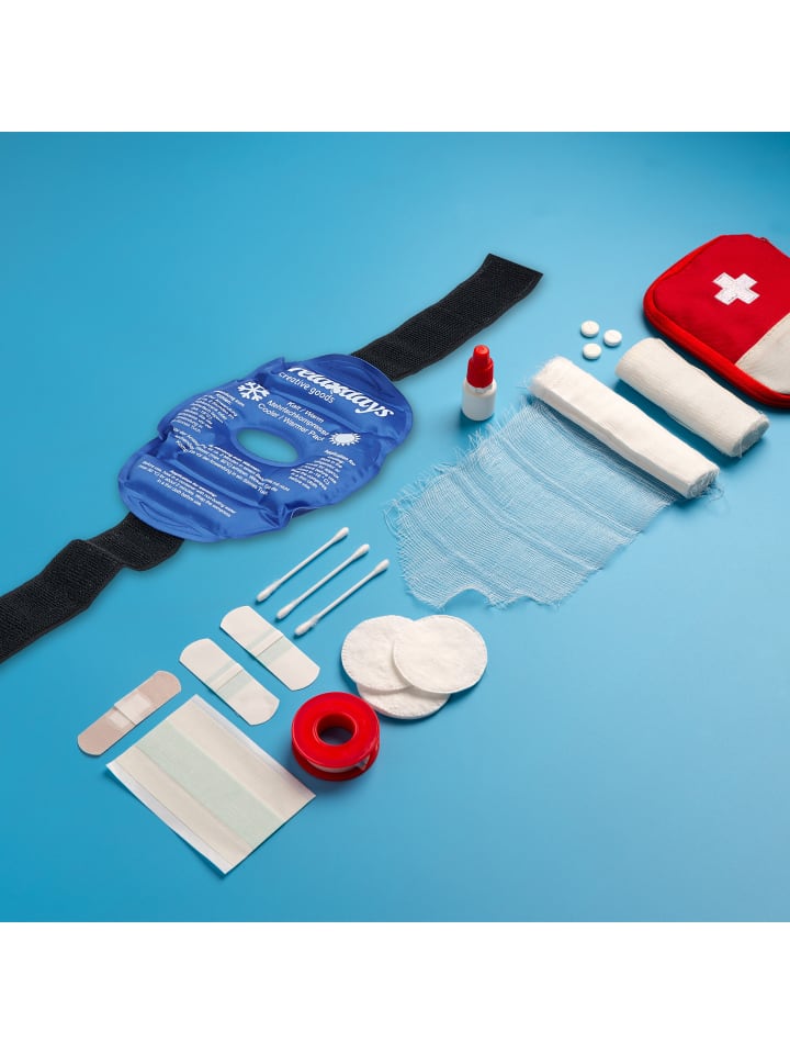 relaxdays 4 x Knie-Kühlpads in Blau günstig kaufen onesize