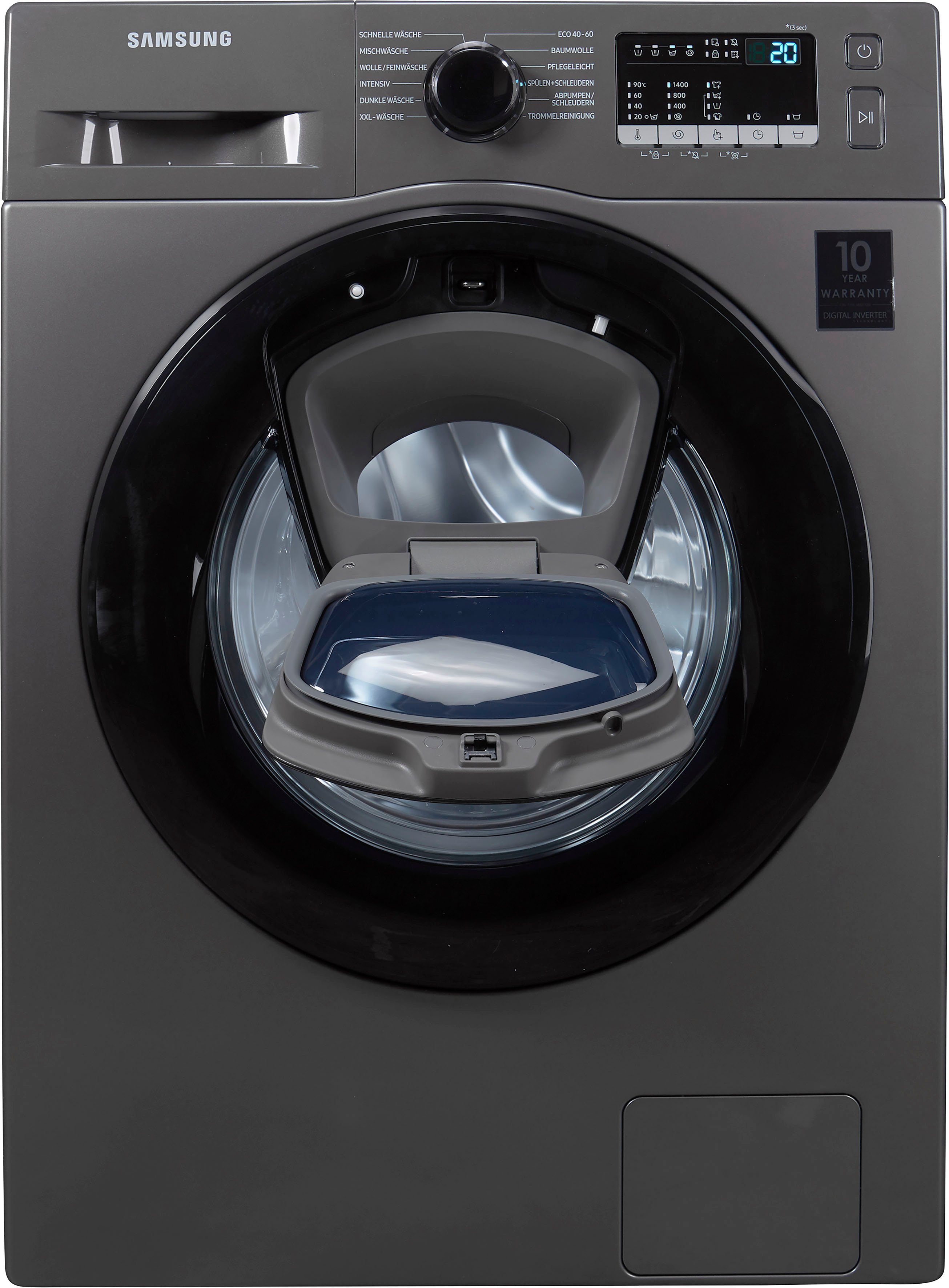 Samsung Waschmaschine WW4500T INOX WW7ET4543AX, 7 kg, 1400 U/min, AddWash™