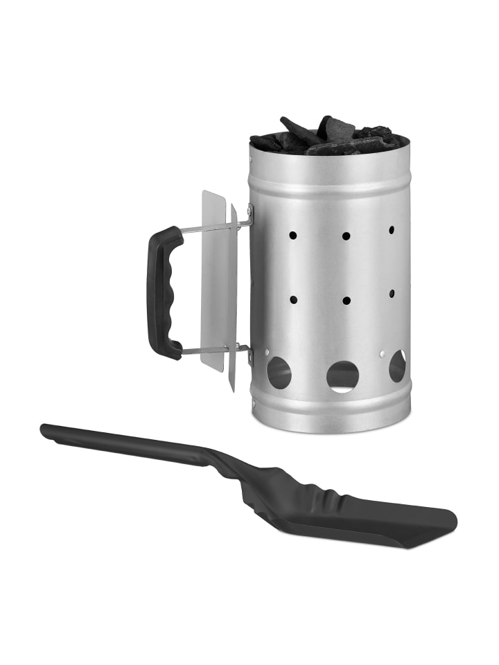 relaxdays 2tlg. Grill Set in Schwarz günstig kaufen onesize
