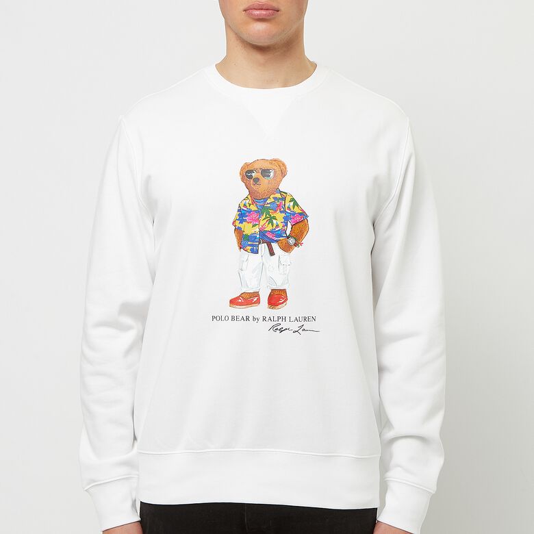Polo Ralph Lauren Sweatshirt Beach Club Bear white