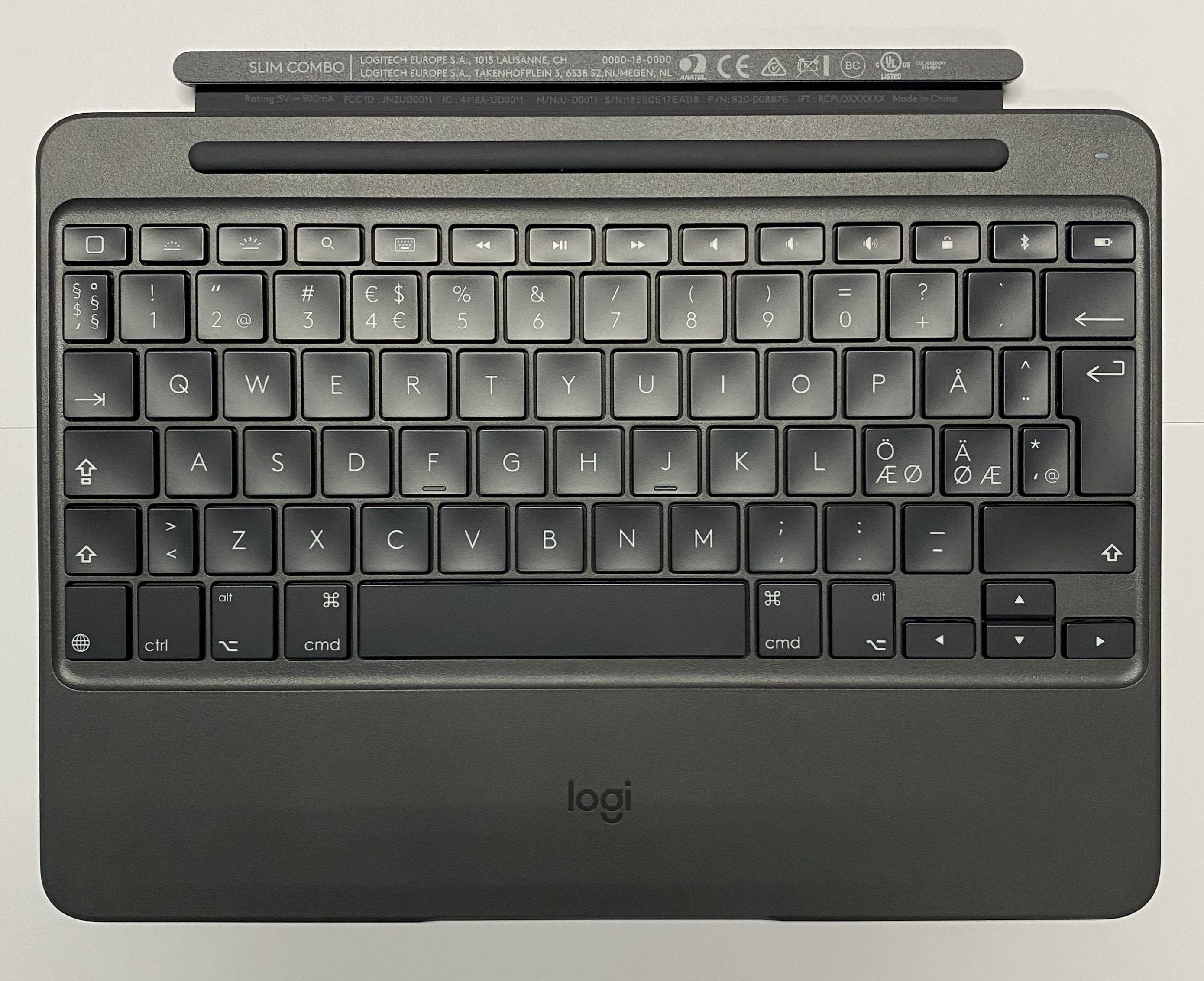 Logitech 920-009034 Logitech Slim Combo für iPad der 5. & iPad 6. Generation iPad-Tastatur