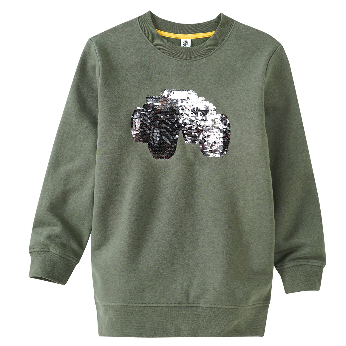 Jungen Sweatshirt mit Wendepailletten