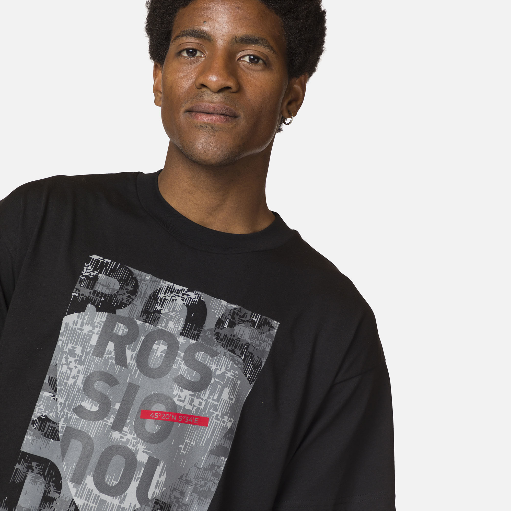 T-shirt confortable en coton à imprimé homme