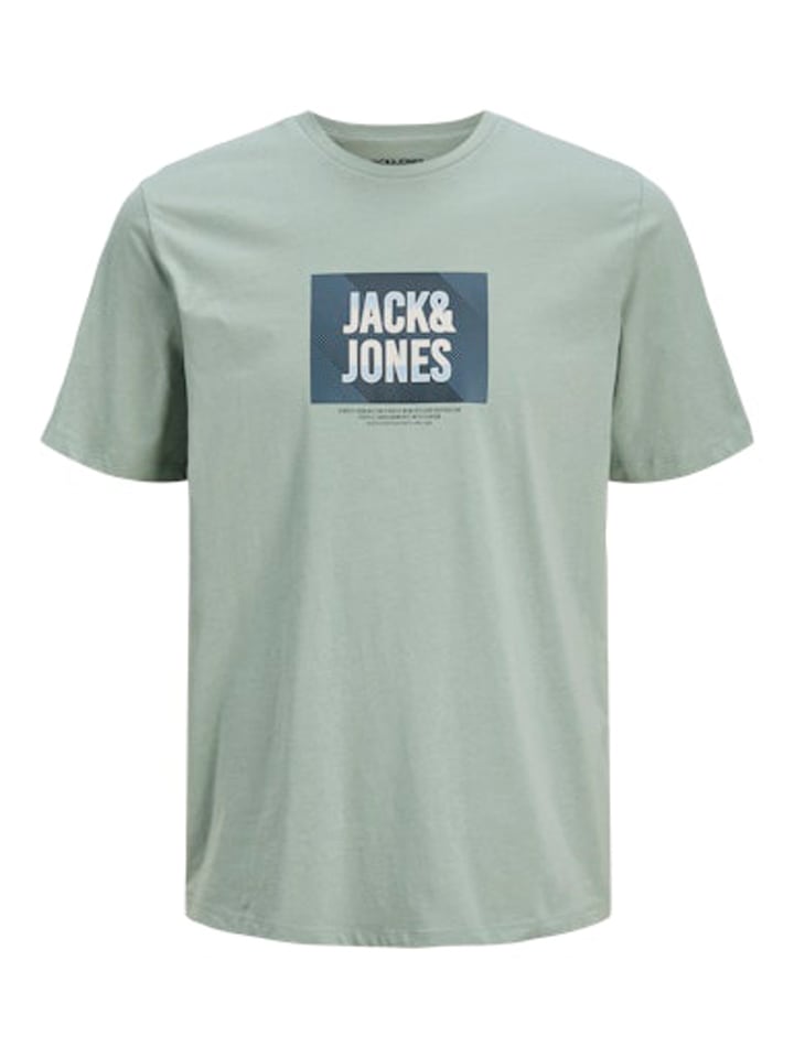 Jack & Jones 3er-Set: Shirts in Blau/ Grün günstig kaufen