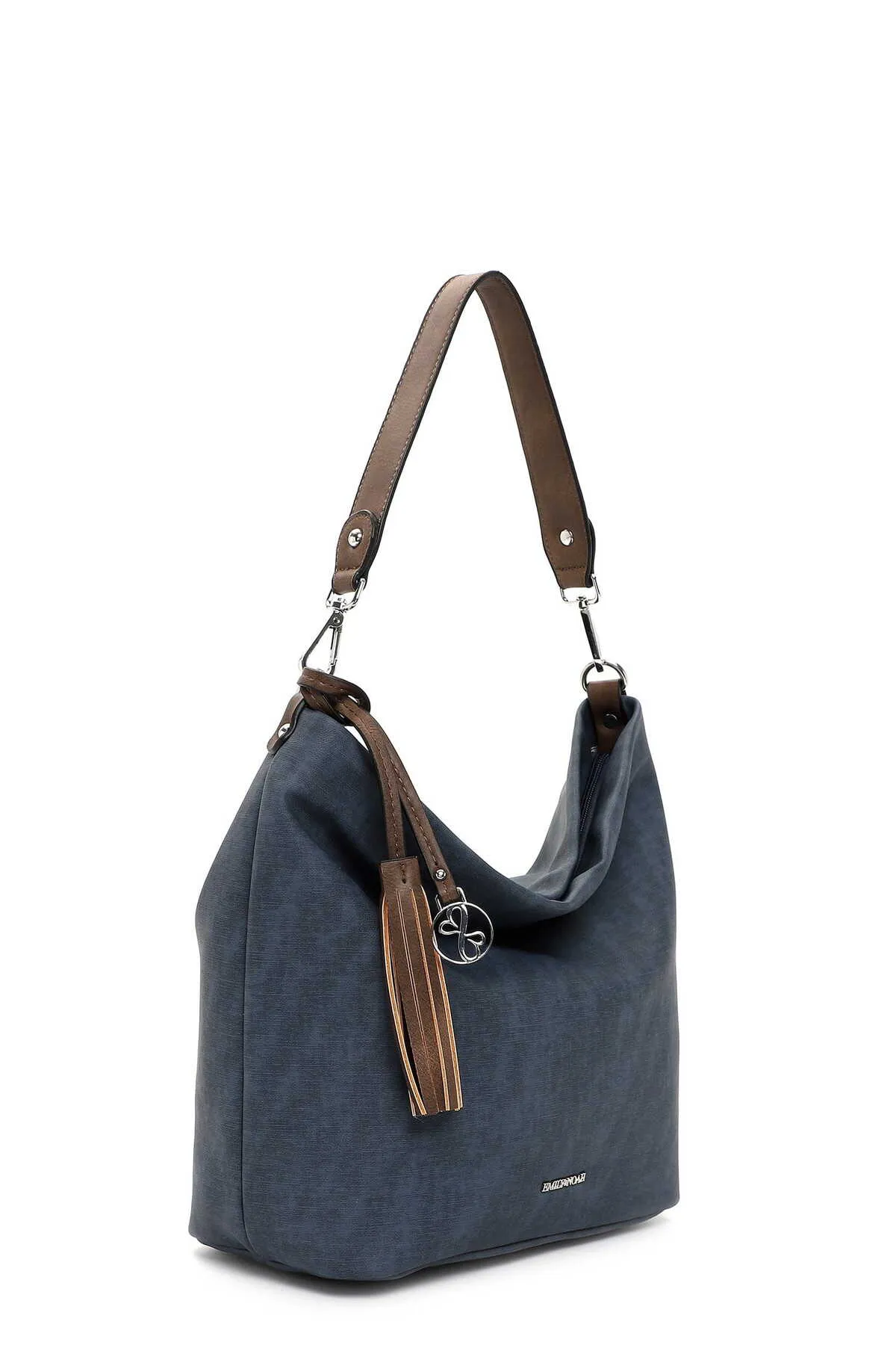 Emily & Noah  Handtasche - Blau - Unifarben