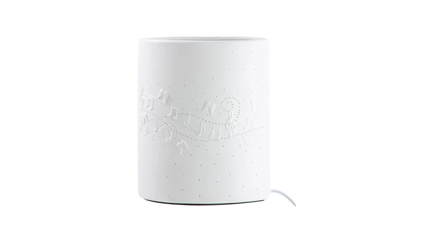 GILDE Porzellan Lampe Weihnachtsklänge H=20,5cm