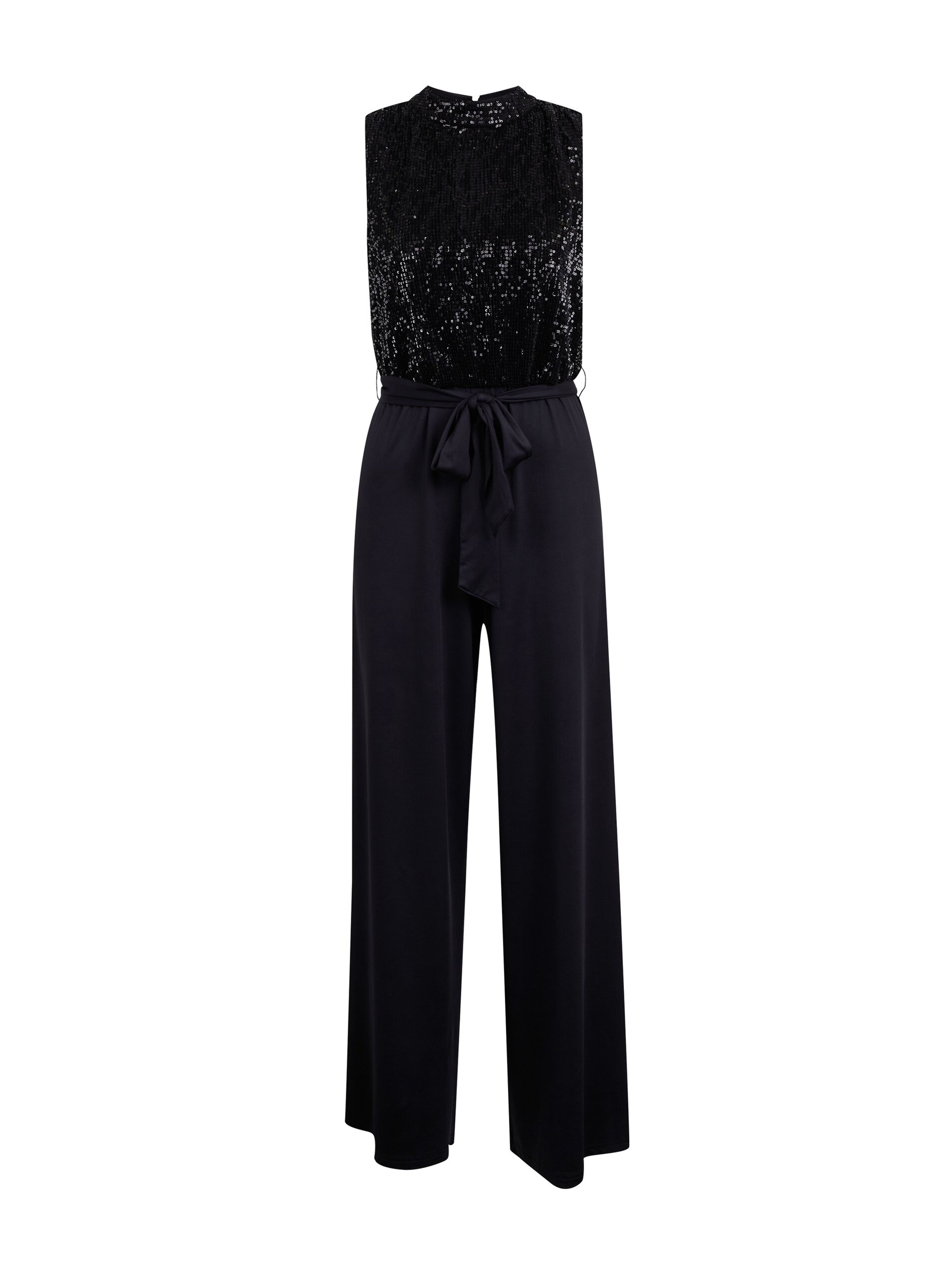 Schwarzer Damen Jumpsuit mit Pailletten ORSAY