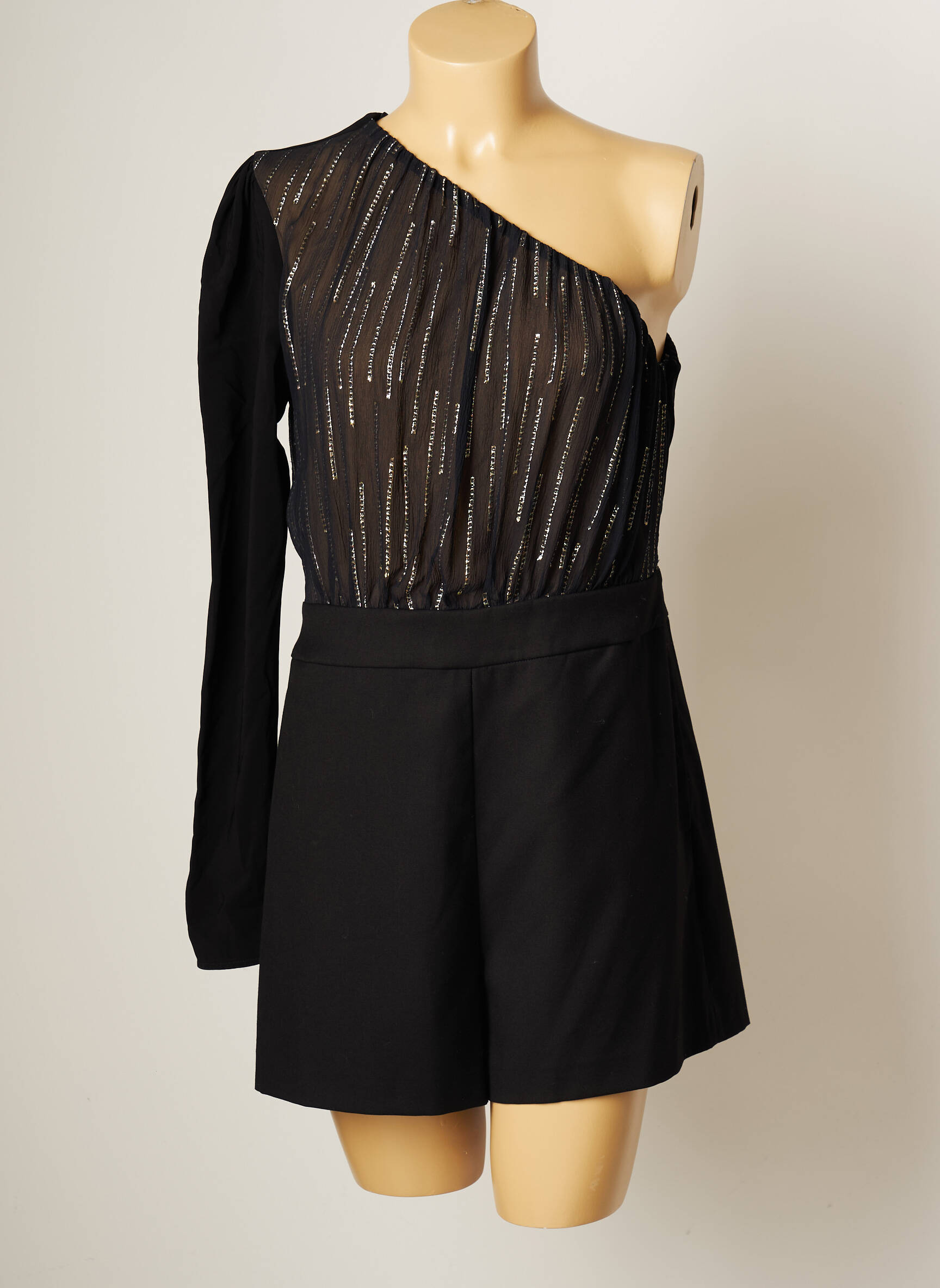 Pinko Combi Shorts Femme couleur noir