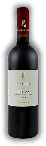 Cantina Gentili, Matero Rosso di Toscana, IGT, 2022, Toscana  Cantina Gentili, Matero Rosso di Toscana, IGT, 2022, Toscana   Jahrgang 2022 - 0,75	 Liter - Vol 13,0%
