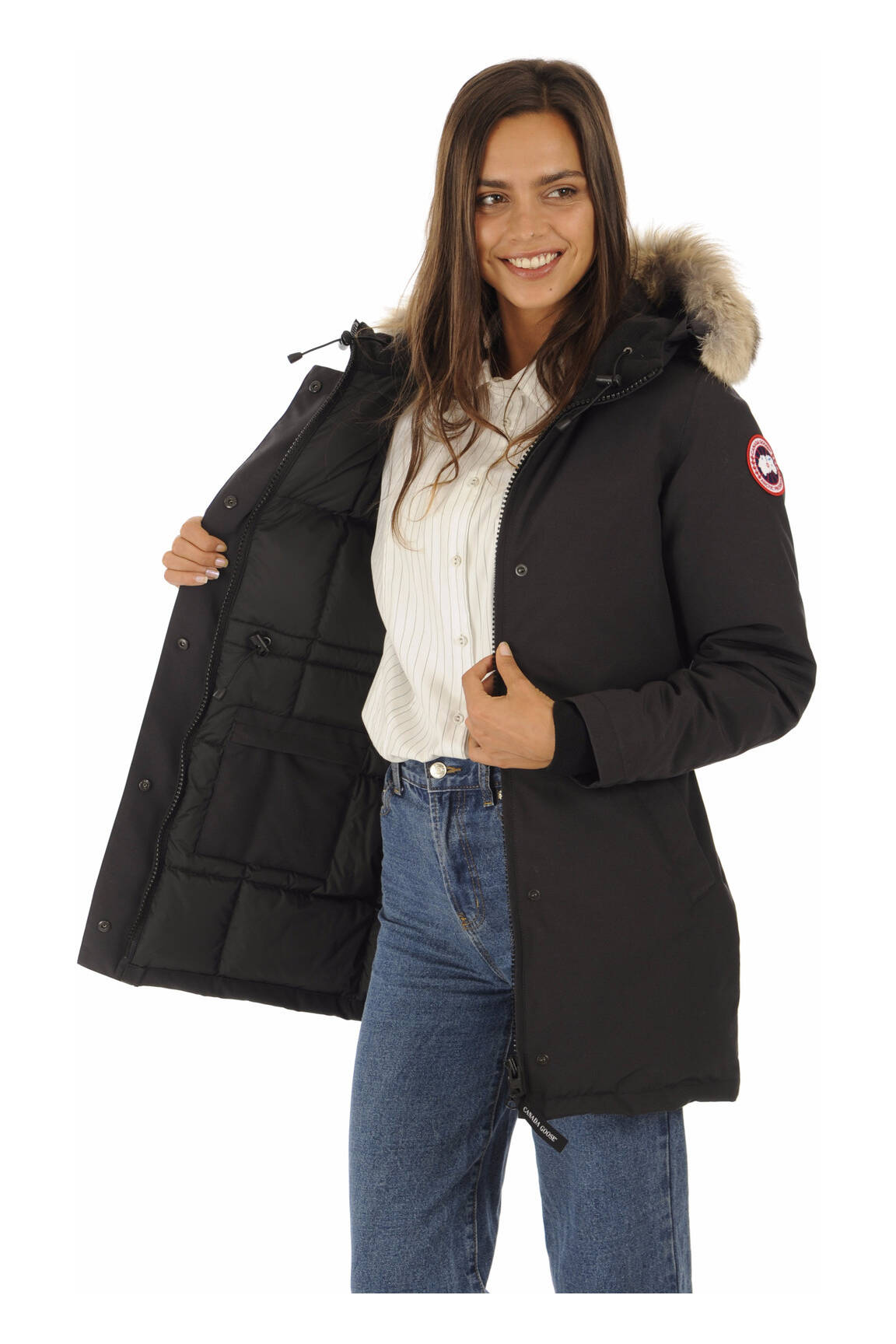 Canada Goose Parkas Femme couleur bleu