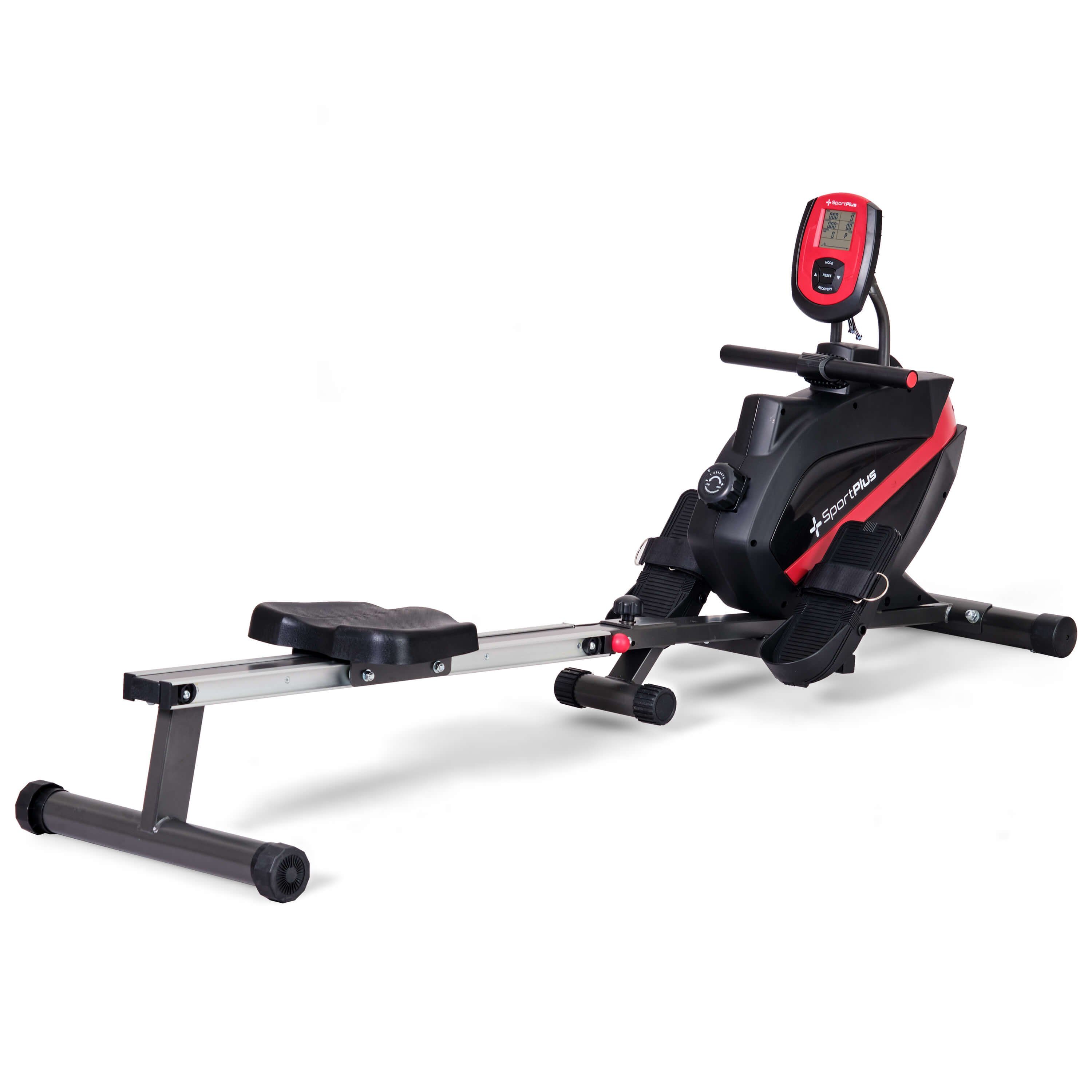 SportPlus Rudergerät SP-MR-008-B, Rudergerät, Rudermaschine klappbar, Magnet, SP-MR-008-B