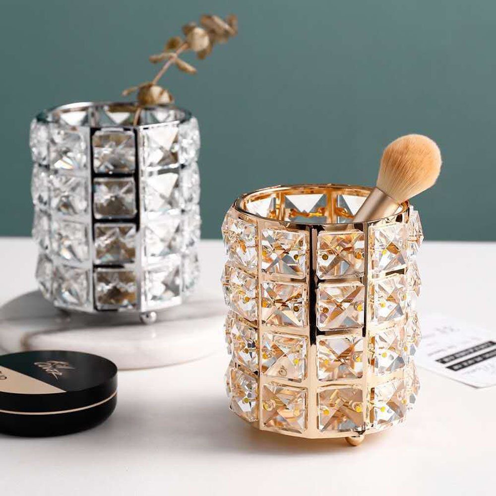 Runxizhou Kosmetikkoffer Make Up Pinsel Aufbewahrung aus Kristall - Kosmetik Organizer (1-tlg)