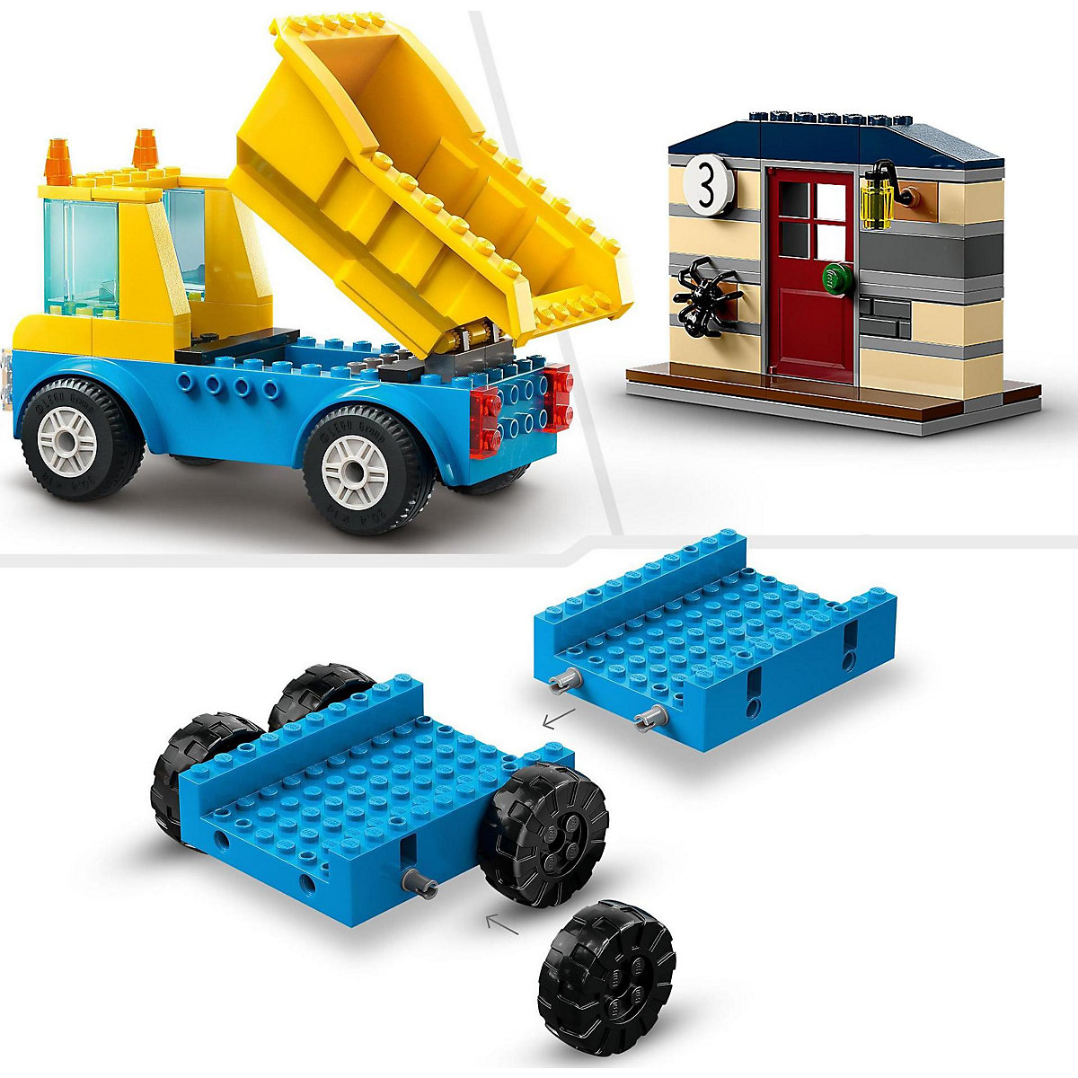 LEGO® City 60391 Baufahrzeuge und Kran mit Abrissbirne
