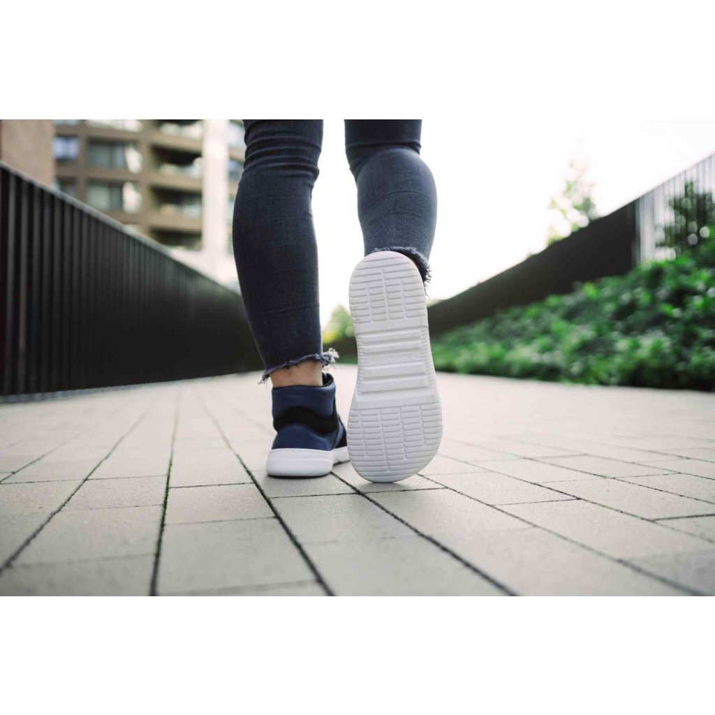 Be Lenka Barebarics Lynx Dark Blue & White Barfußstiefeletten