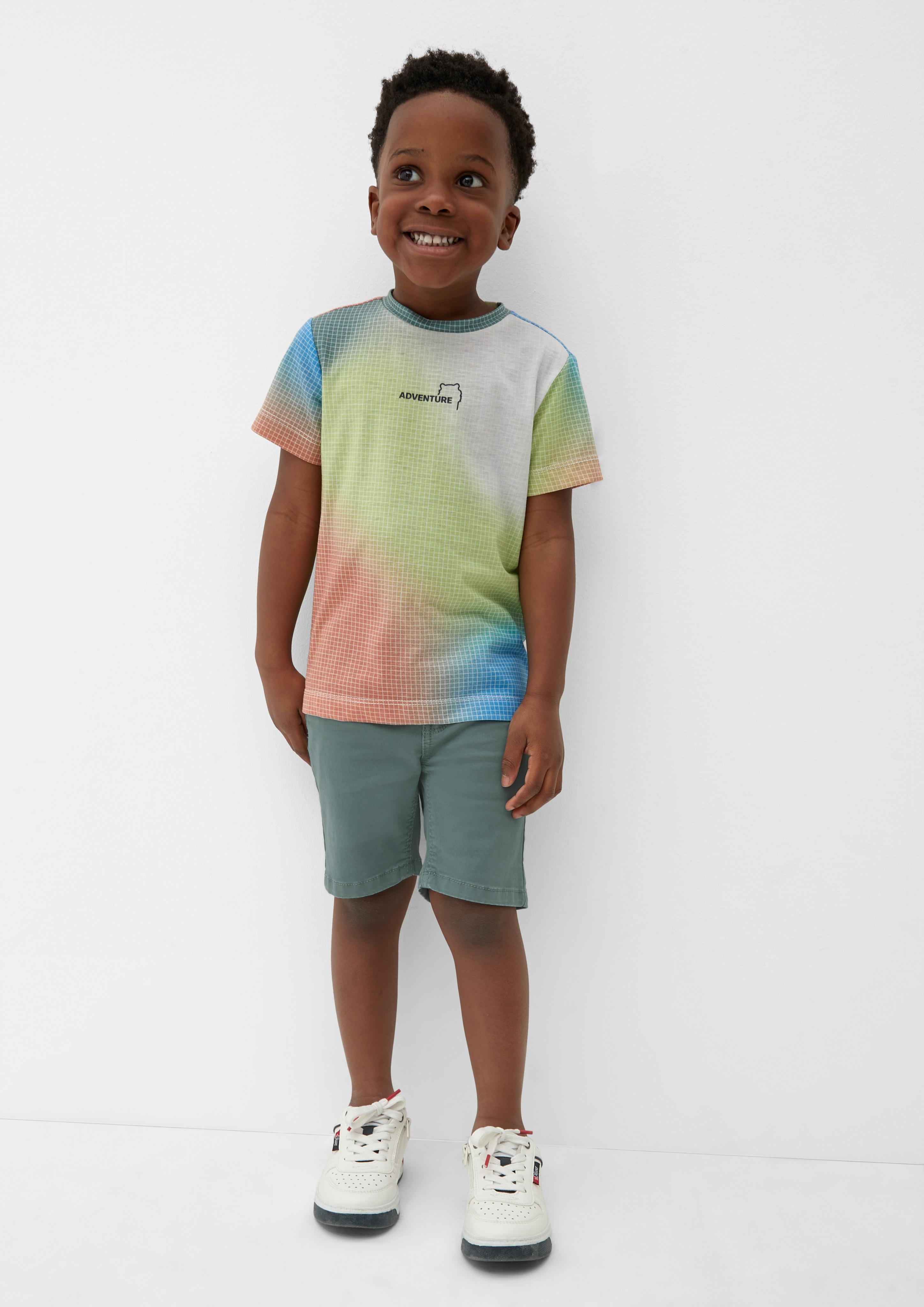 Slim: Bermuda mit Garment Dye  2127526-6714
