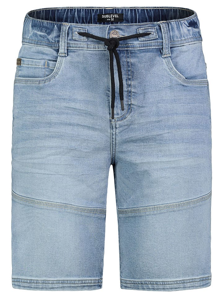 Sublevel Jeans-Bermudas in Hellblau günstig kaufen