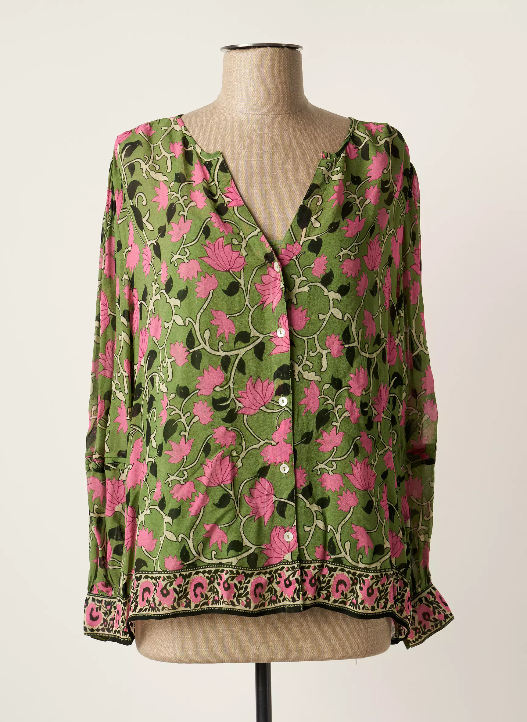 La Petite Etoile Chemisiers Femme couleur vert