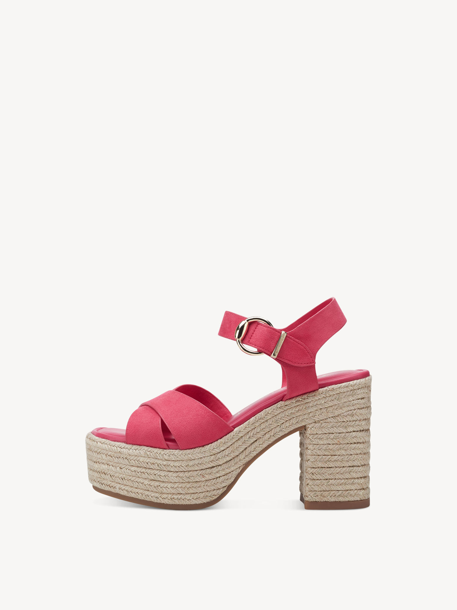 Sandale à talon - rose fuchsia