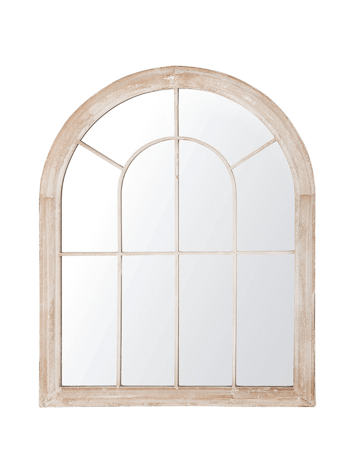 Beliani Wandspiegel EMBRY in Beige - (W) 69 x (H) 88 x (L) 5 cm günstig kaufen onesize