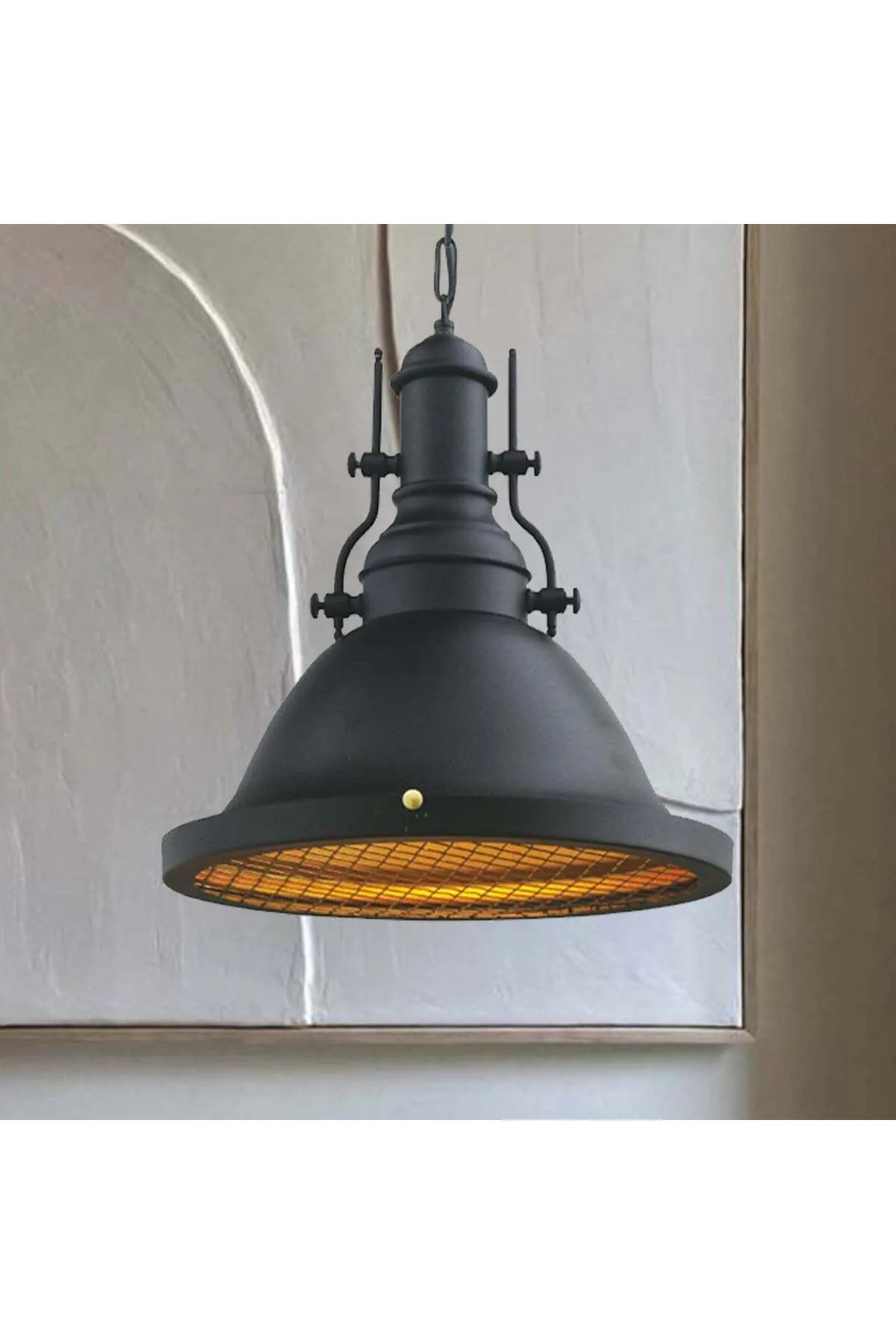 Bamyum  Pendelleuchte E27 Fassung Metall Hängelampe & Deckenlampe Hängependelleuchte