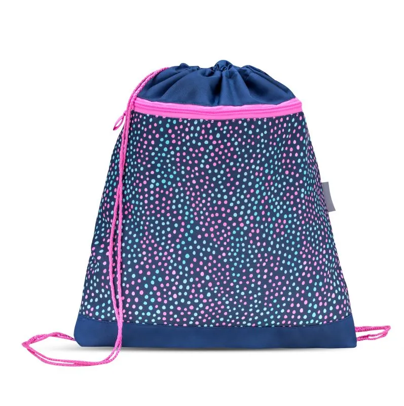 Belmil Smarty Schulranzen Set 5-teilig mit 6 Patches - Amazing Polka Dot 2
