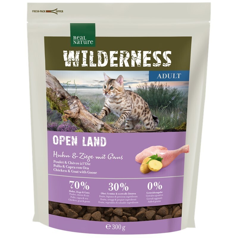 REAL NATURE Trockenfutter REAL NATURE WILDERNESS Open Land Adult 300 g