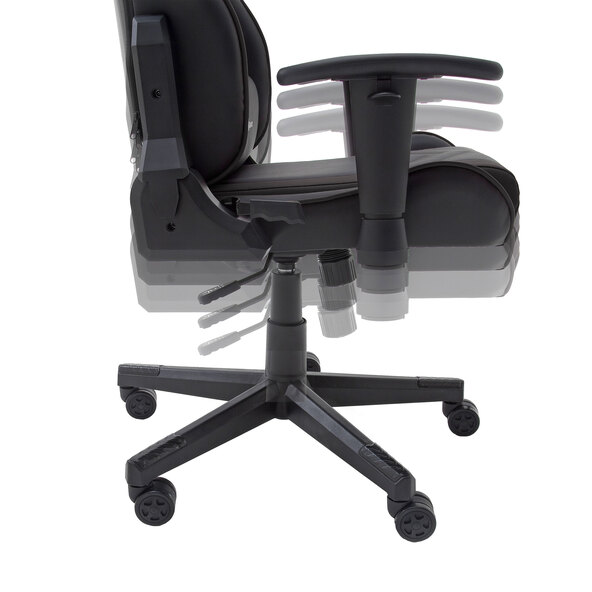 Gaming-Stuhl Chefsessel, schwarz
