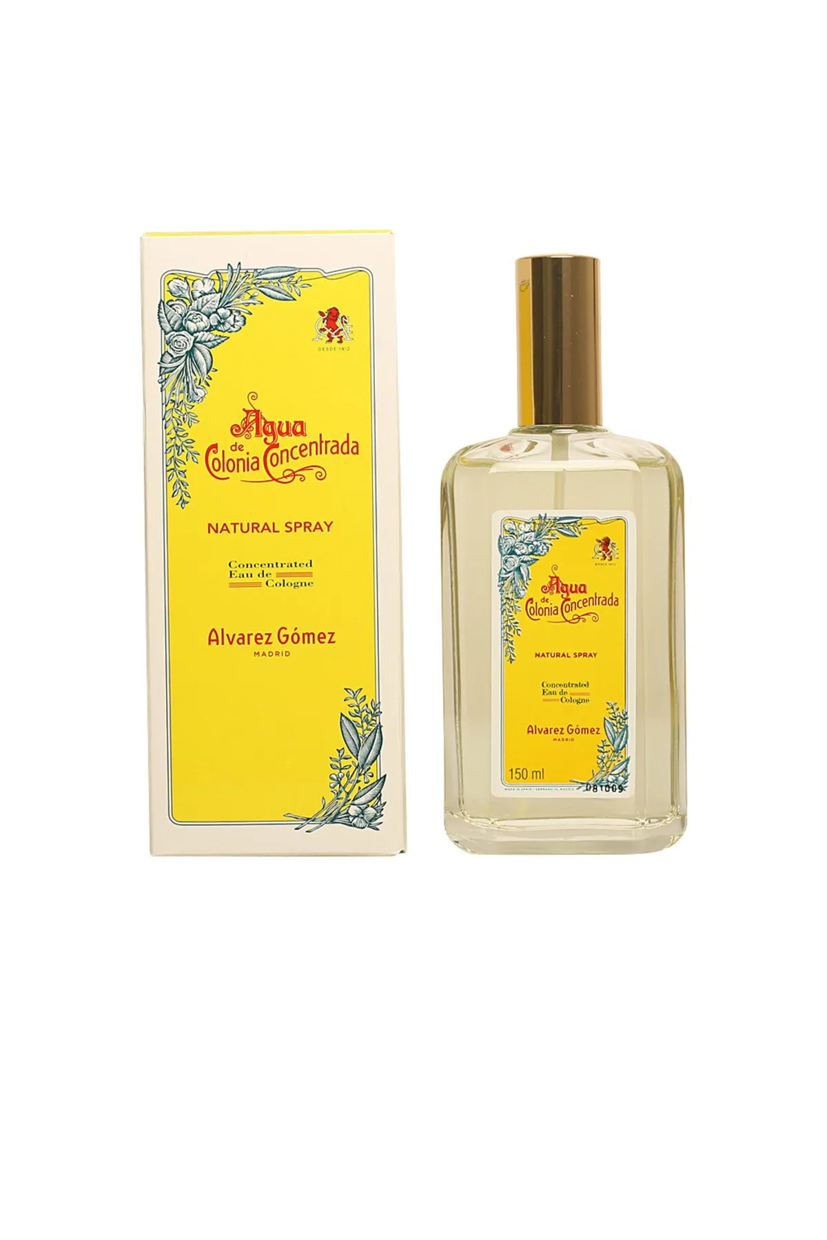 Alvarez Gomez  Agua De Colonia Concentrada Edc Vapo Alvarez Gomez 150 ml