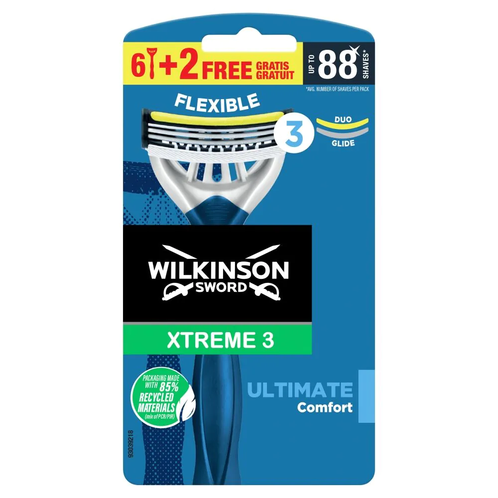 Wilkinson Xtreme3 Ultimate Plus 6+2 Δωρεάν