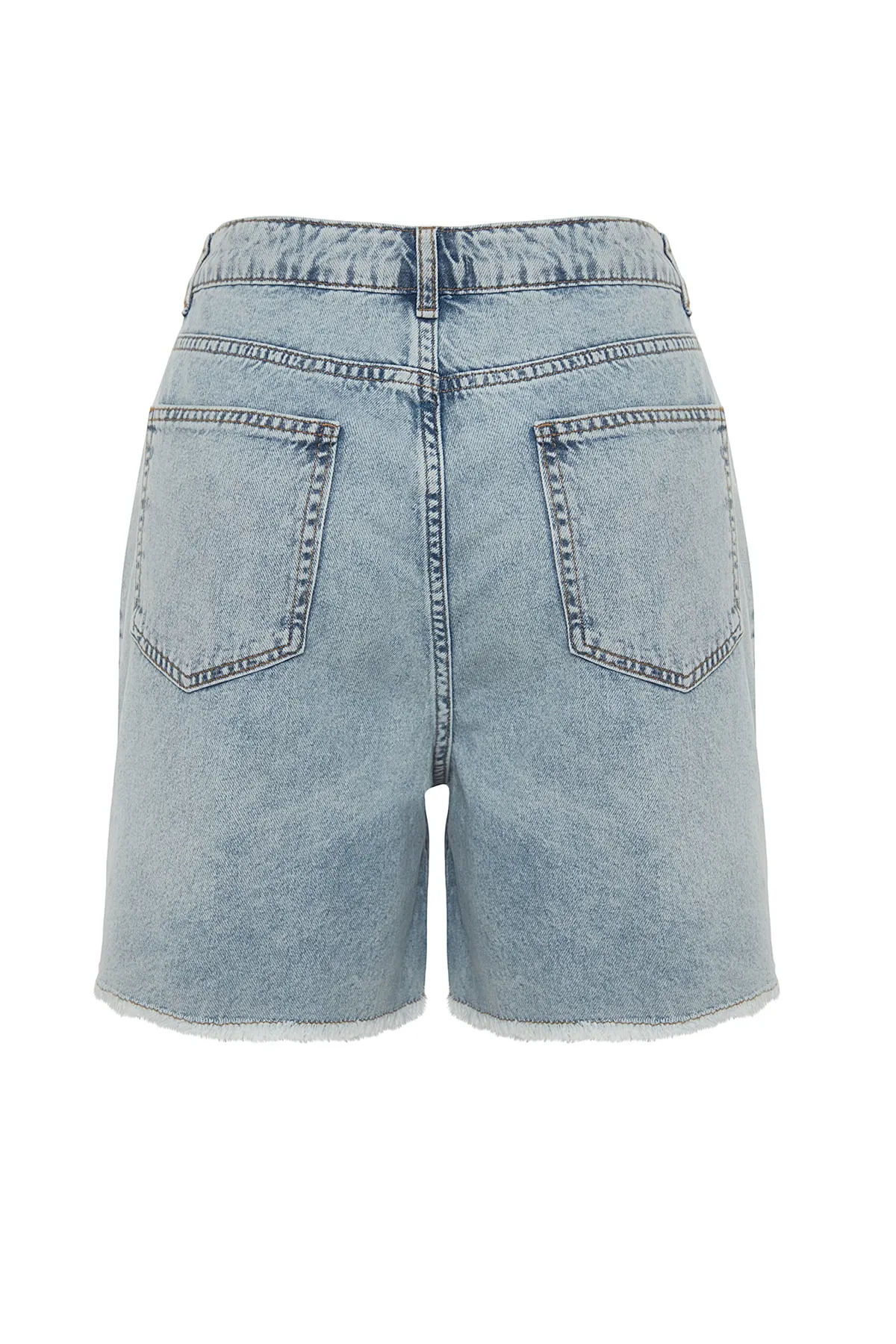 Trendyol Curve  Blaue Jeansshorts und Bermuda TBBSS22SR0165