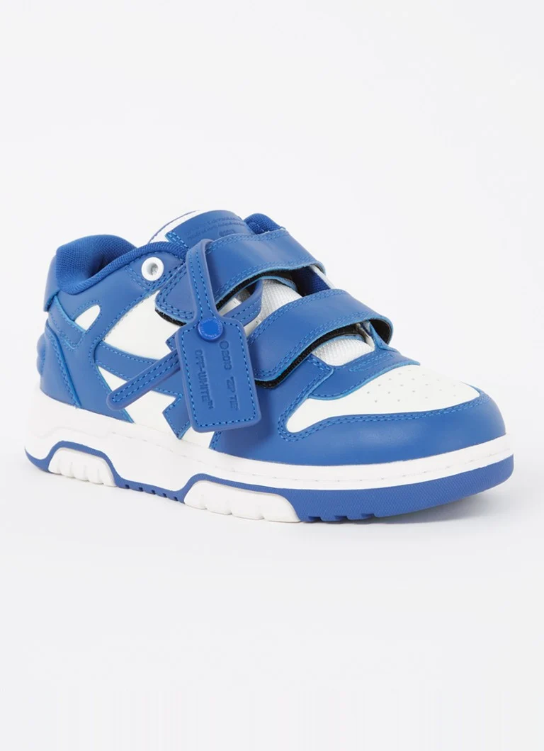 Off-White Out Of Office Ledersneaker mit Farbblockierung