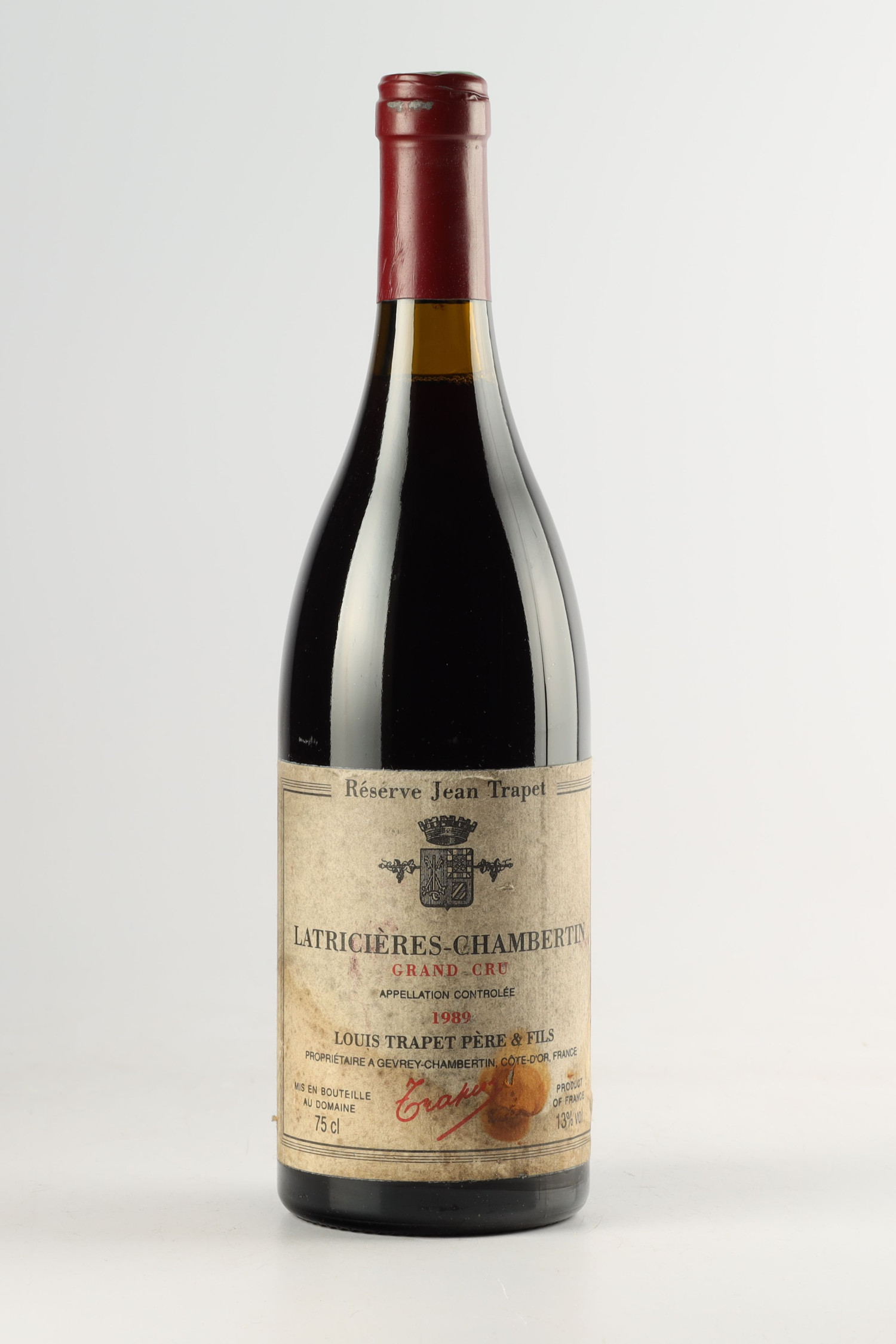 Domaine Trapet 1989, Latricières Chambertin
