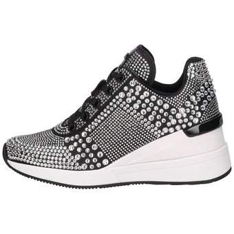 Michael Kors Georgie Crystal Trainer in schwarz