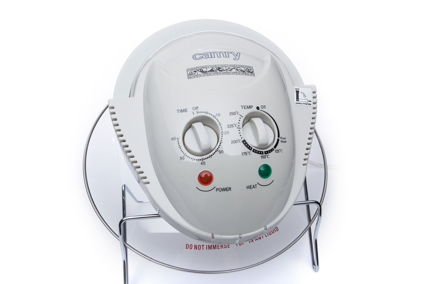 Camry Heißluftfritteuse CR-6305 Umluftofen, Halogen-Ofen, 1400 W