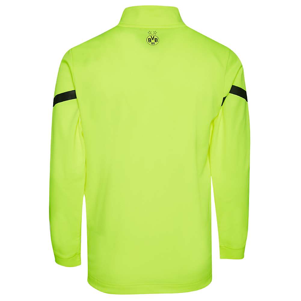 Borussia Dortmund BVB PUMA Prematch 1/4 Zip Kinder Sweatshirt 764300-03