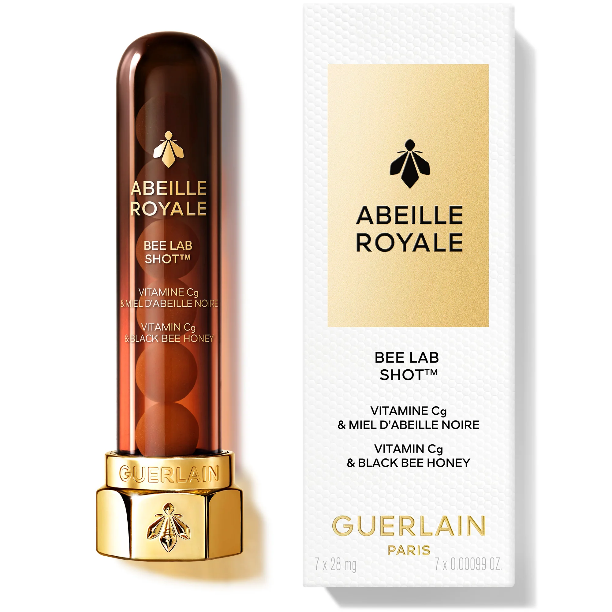 Abeille Royale Bee Lab Shot - Tratamento Reparador, Sérum Facial Antirrugas, Sérum Facial Iluminador