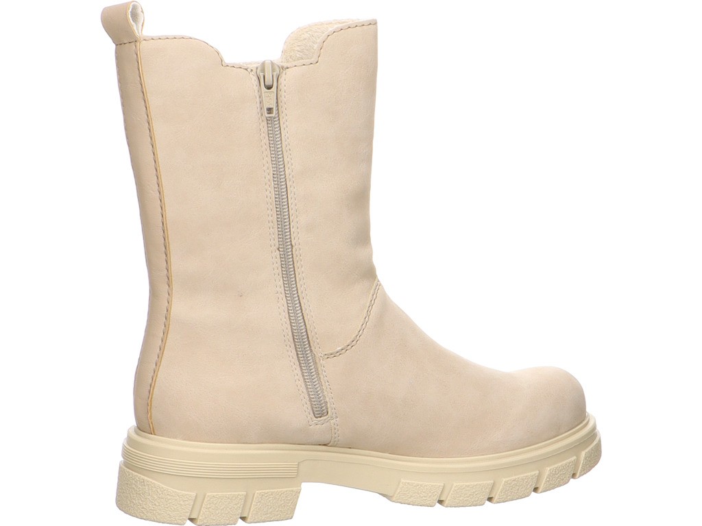 RIEKER Stiefeletten beige Chelsea Boots hellbeige