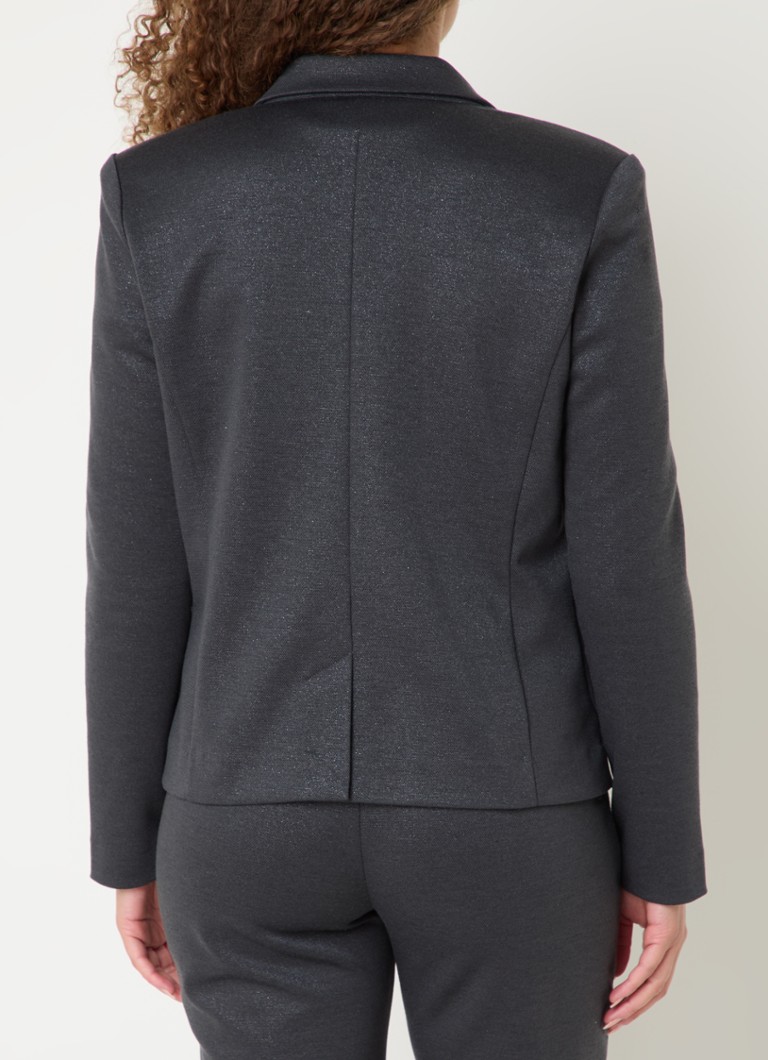 Expresso Blazer with lurex and patch pockets
