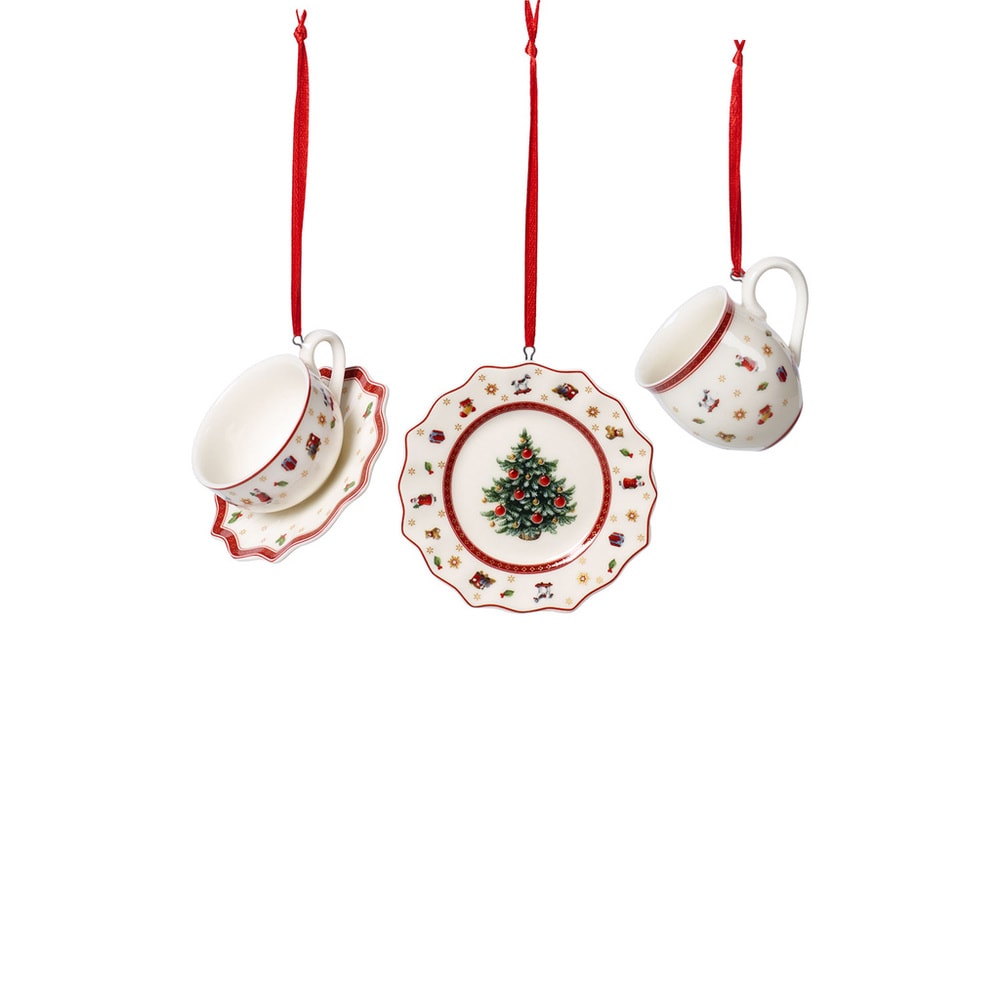 Villeroy & Boch Ornements, ens. vaisselle, 3 pièces Toy's Delight Decoration Décoration