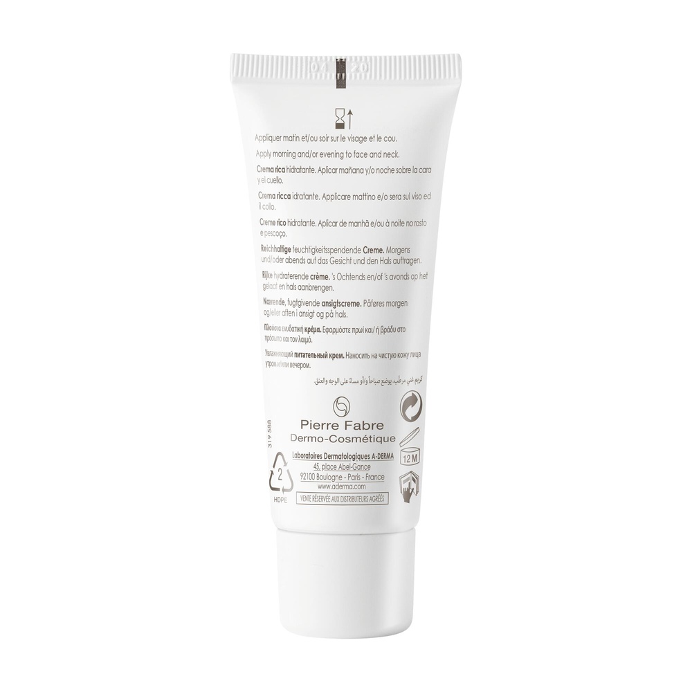 A-Derma Hydralba Crème Hydratante 24h Riche 40ml Crème hydratante