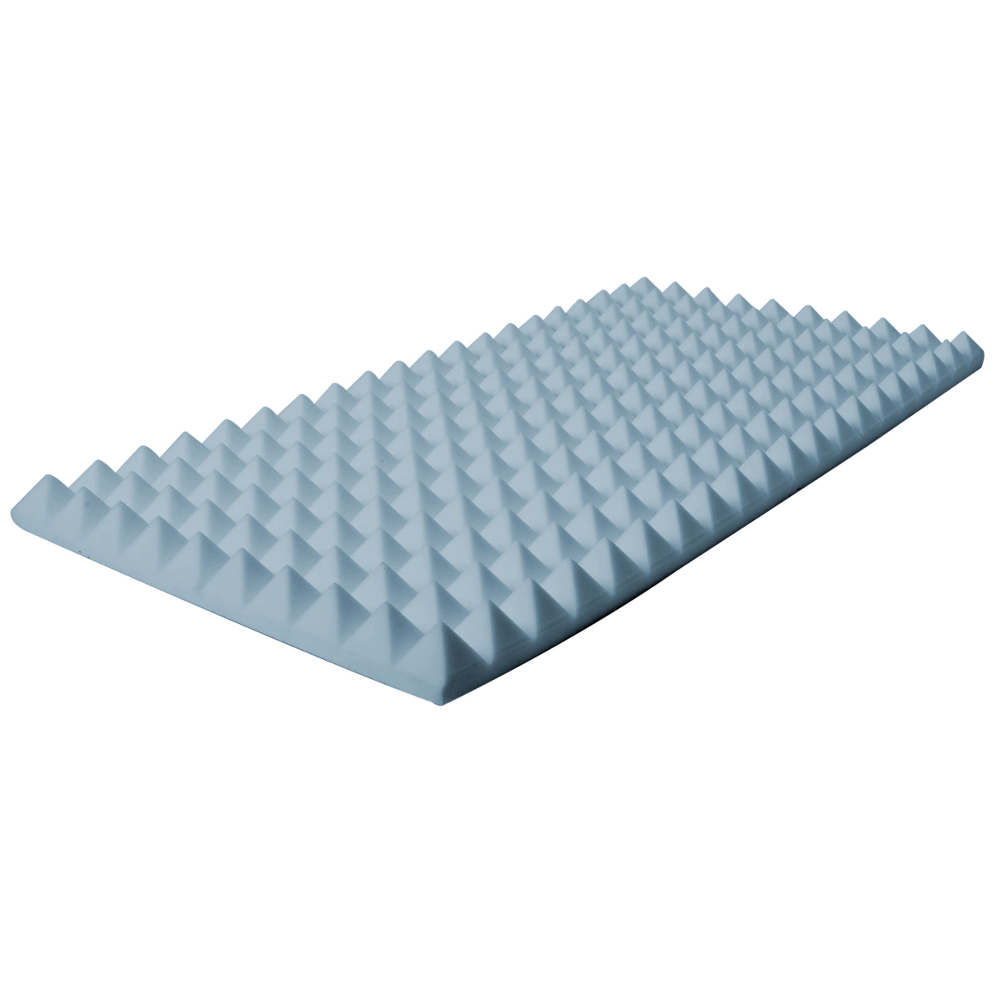 MUSIC STORE Akustikplatte, Pyramis Absorber 50x100x 7 cm Basotect, grau, selbstklebend